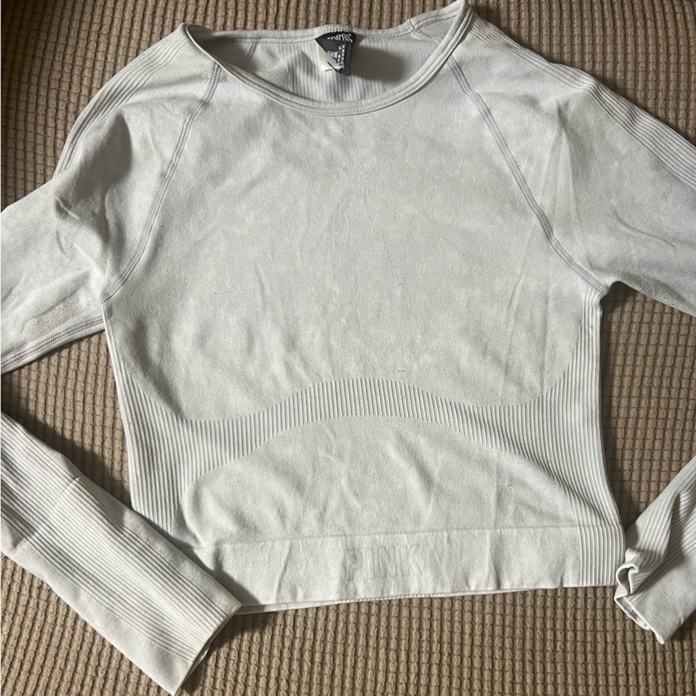 PINK seamless workout long sleeve